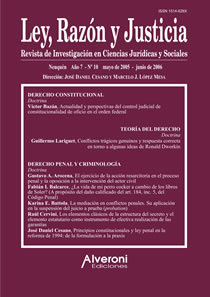Ley, Razón Y Justicia (año 7 - Nº 10)
