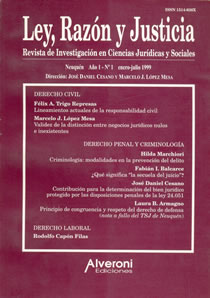 Ley, Razón Y Justicia (año 1 - N° 1)