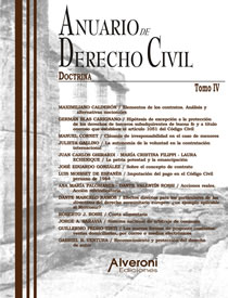 Anuario De Derecho Civil - Tomo Iv