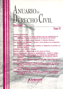 Anuario De Derecho Civil - Tomo Vi