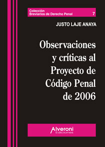 Observaciones Y Criticas Al Proyecto De Codigo Penal De 2006