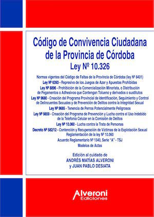 Código De Convivencia Ciudadana De La Provincia De Córdoba