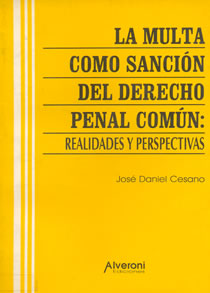 La Multa Como Sanción Del Derecho Penal Común: Realidades Y Perspectivas