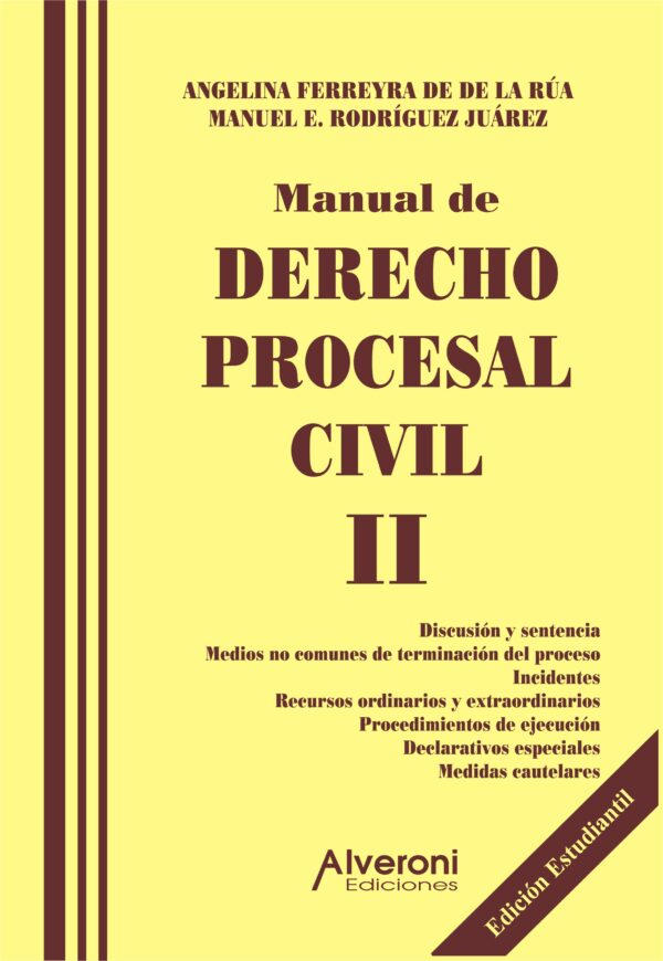 Manual De Derecho Procesal Civil II