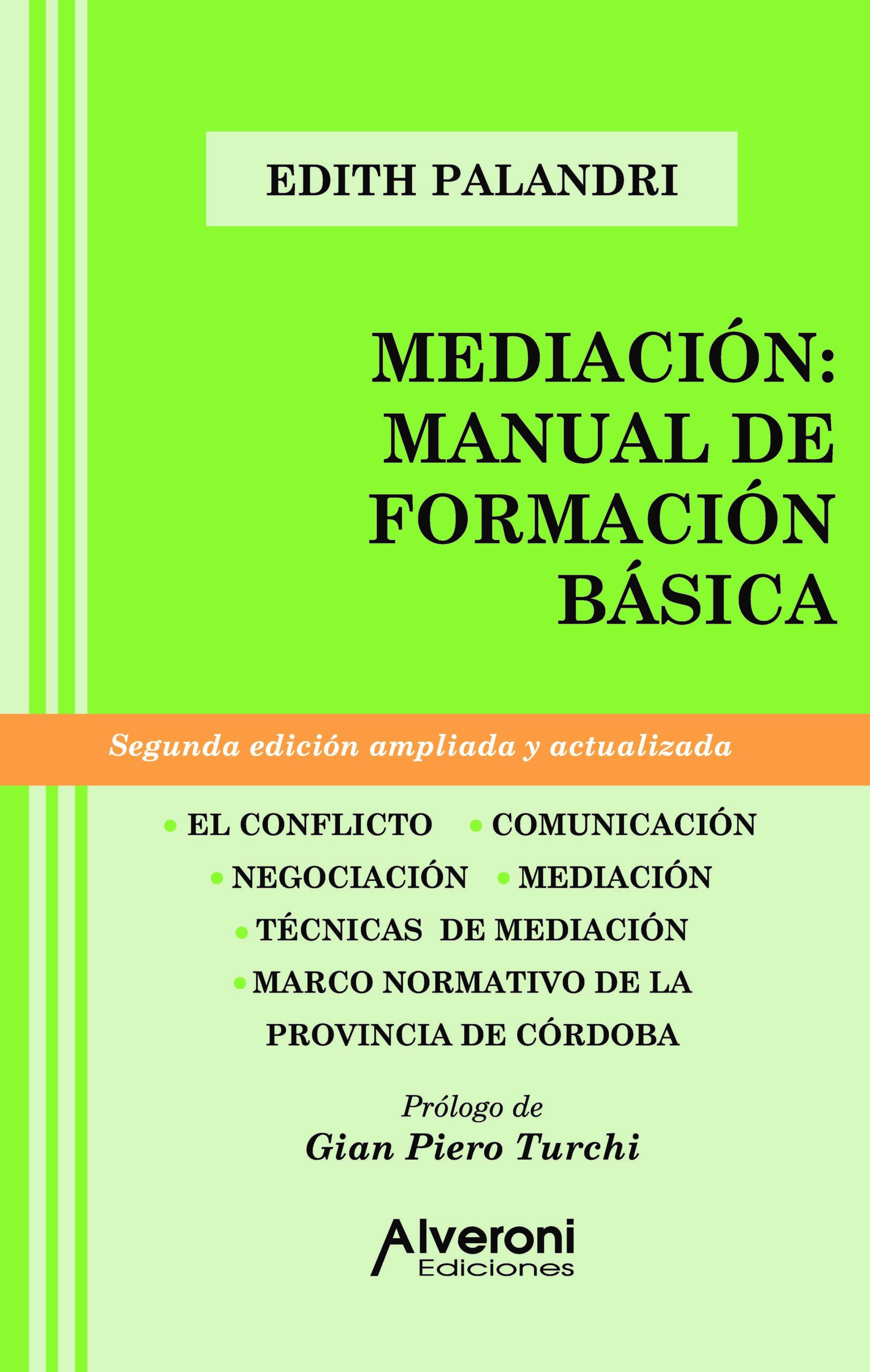 Mediación: Manual de Formación Básica | Alveroni Libros Jurídicos