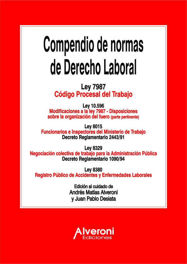 Compendio de normas de Derecho Laboral