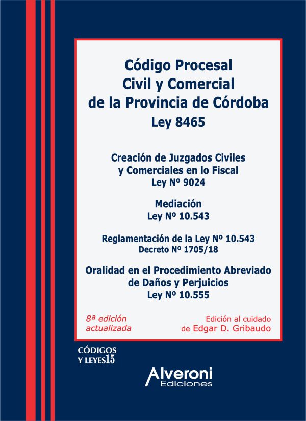 Código Procesal Civil Y Comercial De La Provincia De Córdoba