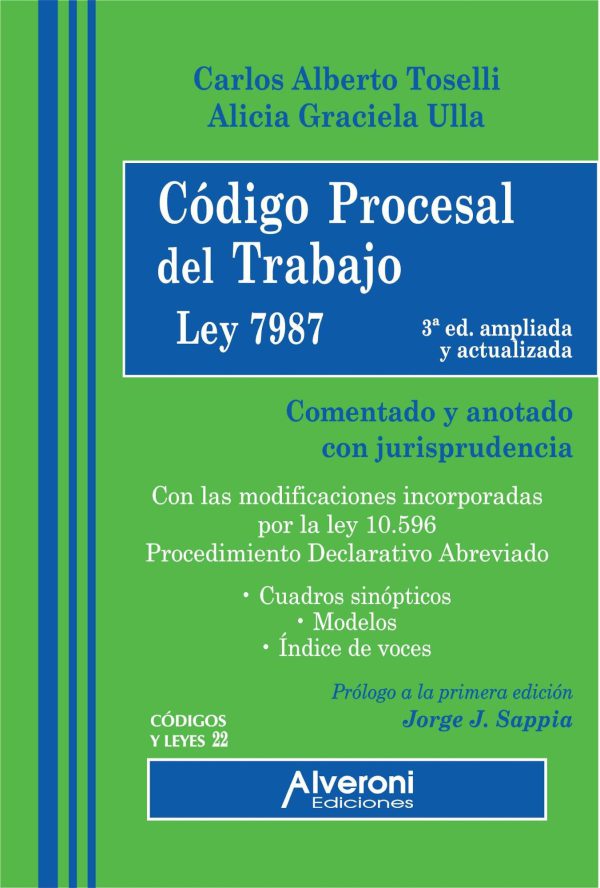 Código Procesal del Trabajo - Ley 7987