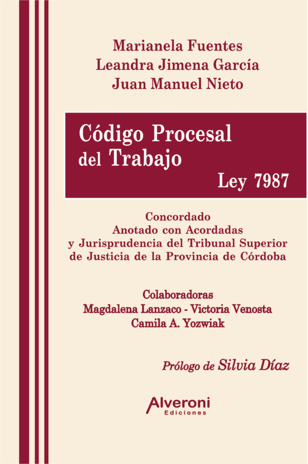 Código Procesal del Trabajo Ley 7987
